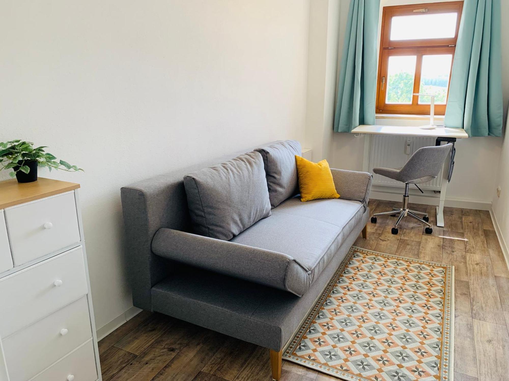 Am Schloss Wolkenstein, 86M2, 3Br, Babybett, Office Eksteriør bilde