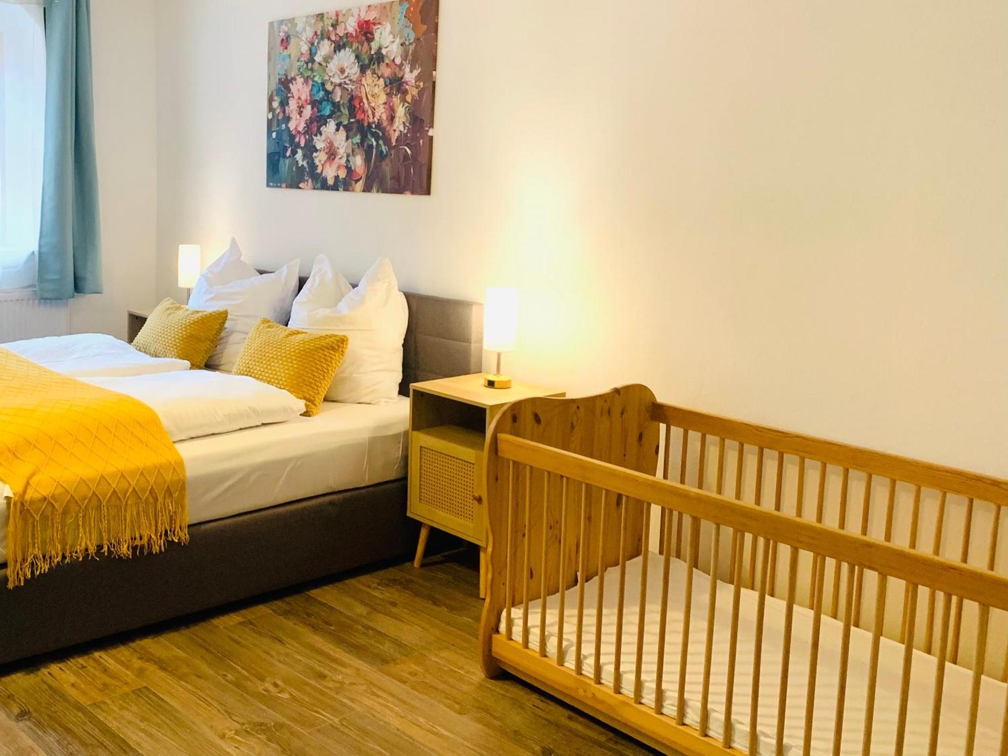 Am Schloss Wolkenstein, 86M2, 3Br, Babybett, Office Eksteriør bilde